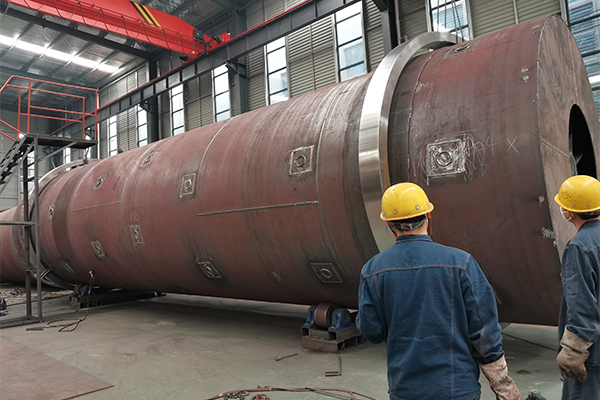 烏茲精礦烘干機廠家制造車間