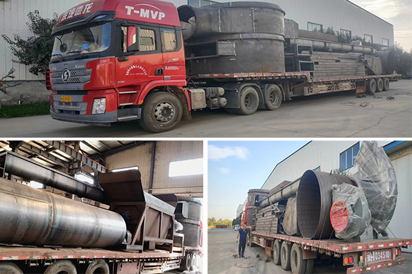 內蒙古煤泥烘干機裝車發貨1