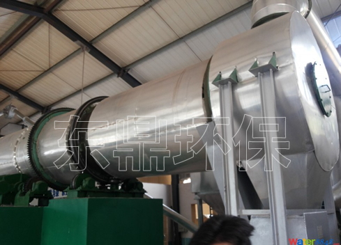 粉煤灰烘干現(xiàn)場，粉煤灰烘干機，粉煤灰烘干