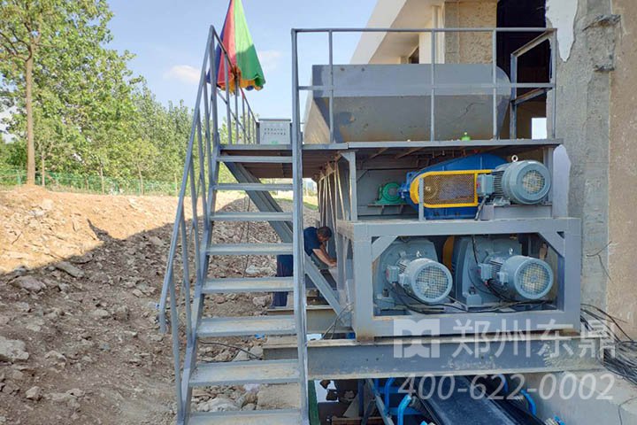 安徽池州五軸打散給料機現場