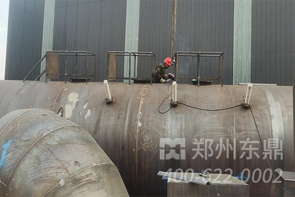 山西朔州煤泥烘干機安裝現場