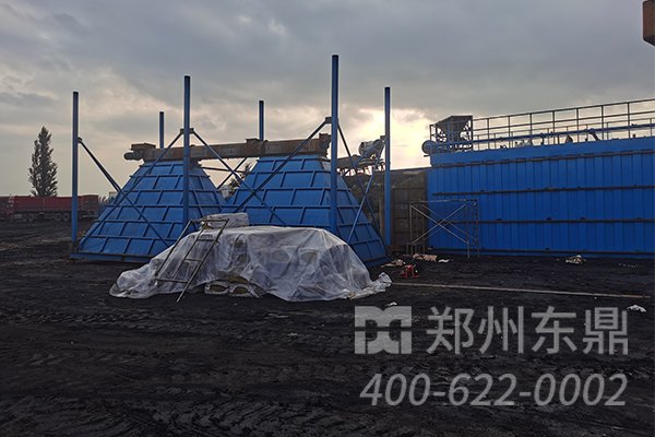 煤泥烘干機生產(chǎn)線安裝現(xiàn)場情況