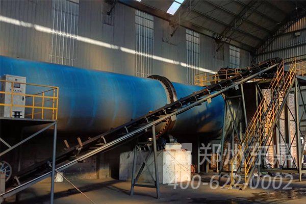 山西呂梁大型煤泥烘干機設備運行現場