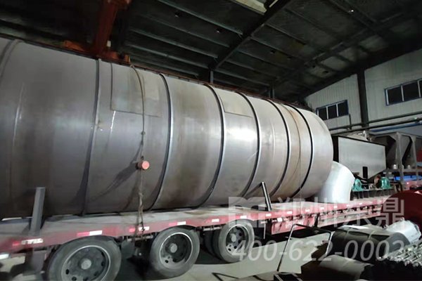 內(nèi)蒙古煤泥烘干機生產(chǎn)線裝車發(fā)貨