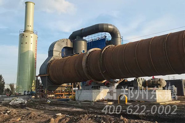 山西大同煤泥烘干機項目安裝現(xiàn)場