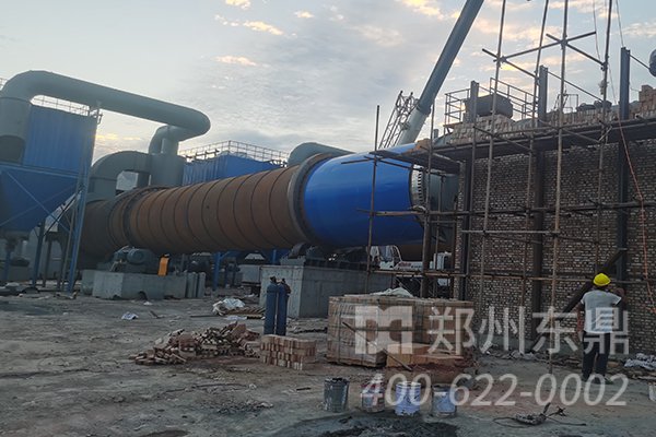 山西運(yùn)城大型煤泥烘干機(jī)項(xiàng)目安裝現(xiàn)場(chǎng)實(shí)拍圖